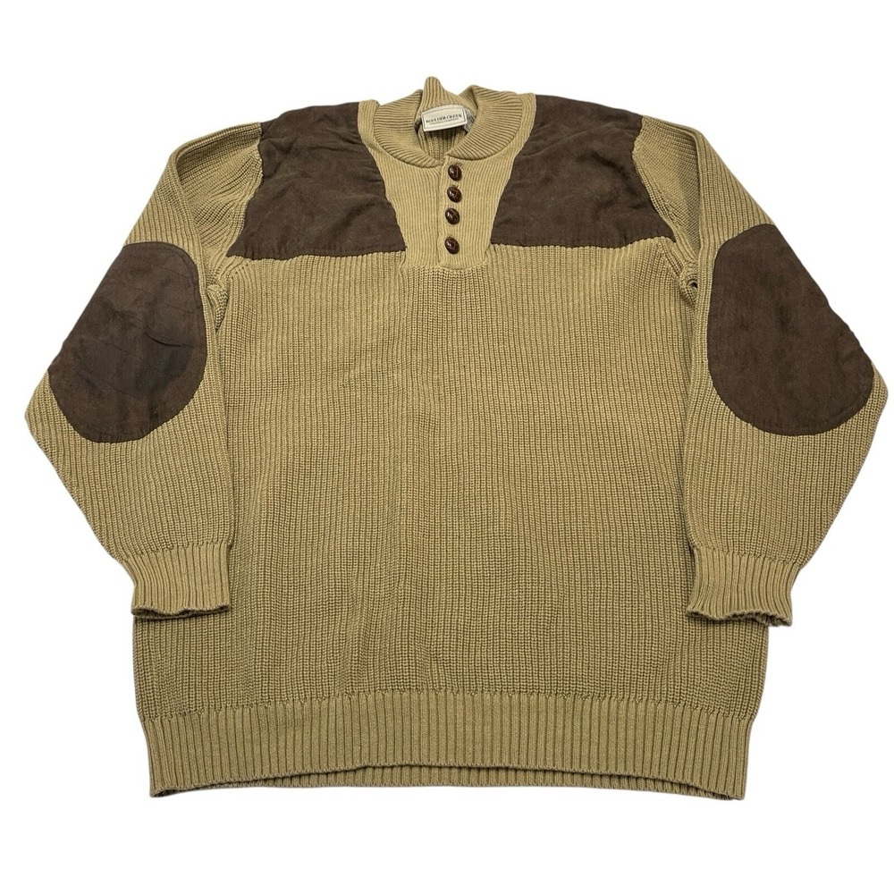 Boulder Creek Trading Company Sweater Mens XL Brown Heavy Outdoor Workwear Chore